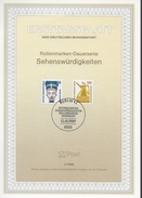 ALLEMAGNE  BERLIN   Carte Notice 1er Jour   1989 Curiosite Histoire Cruche Nefertiti - Aegyptologie