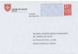 France PAP Réponse Lamouche 05R495 ORDRE DE MALTE FRANCE - Prêts-à-poster:Answer/Lamouche