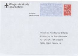 France PAP Réponse Lamouche 06P070 Village Du Monde Pour Enfants - Prêts-à-poster:Answer/Lamouche