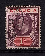 St Lucia, 1904, SG 67, Used (Wmk Mult Crown CA) - St.Lucia (...-1978)