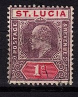 St Lucia, 1904, SG 67, Used (Wmk Mult Crown CA) - St.Lucia (...-1978)