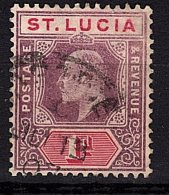 St Lucia, 1904, SG 67, Used (Wmk Mult Crown CA) - St.Lucia (...-1978)