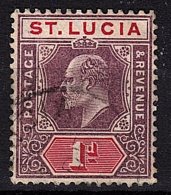 St Lucia, 1904, SG 67, Used (Wmk Mult Crown CA) - Ste Lucie (...-1978)