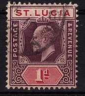 St Lucia, 1904, SG 67, Used (Wmk Mult Crown CA) - Ste Lucie (...-1978)