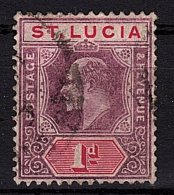 St Lucia, 1904, SG 67, Used (Wmk Mult Crown CA) - Ste Lucie (...-1978)