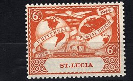 St Lucia, 1949, SG 161, Mint Hinged - St.Lucia (...-1978)