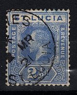 St Lucia, 1912, SG 81, Used (Wmk Mult Crown CA) - Ste Lucie (...-1978)