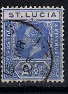 St Lucia, 1912, SG 81, Used (Wmk Mult Crown CA) - Ste Lucie (...-1978)