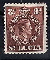 St Lucia, 1938, SG 134c, Mint Hinged - St.Lucia (...-1978)