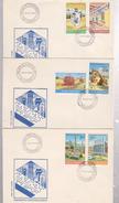 Industrial Equipment In Romania Fdc Covers  , 1978 Romania SET COMPLET - FDC