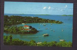 CPSM U.S. VIRGIN ISLANDS - ST. THOMAS - RED HOOK - Très Jolie Vue D'un Port + TB TIMBRE GRENADINES Verso - Virgin Islands, US