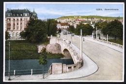 A3549 - Alte Ansichtskarte - Gera - Heinrichbrücke - Bettenhausen - TOP - Gera