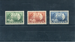1938-Greece- "Royal Wedding"- Complete Set MH - Unused Stamps