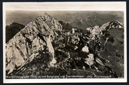 A3552 - Alte Foto Ansichtskarte - Wendelstein Gipfel - Berghotel Tourismushaus - Fliegeraufnahme Luftbild - RLM - TOP - Miesbach