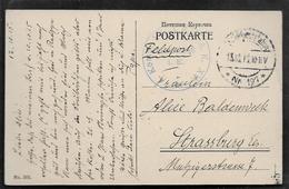 Guerre 14 18 Occupation Allemande RUSSIE Cachet 4 KOMP.I.L.I.E.B.A.K.XV + CAD 13.10.1915 N°197...G - Unclassified