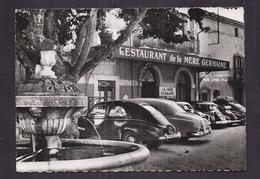 CPSM 84 - CHATEAUNEUF-du-PAPE - Restaurant De La " MERE-GERMAINE " TB PLAN Devanture + TB AUTOMOBILES Dont PEUGEOT 203 - Chateauneuf Du Pape