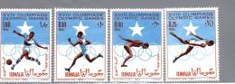 SOMALIA  REPUBBLICA  1964 OLIMPIADI DI TOKIO Serie 4 Val. MNH** - Somalie (1960-...)