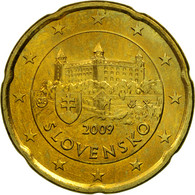 Slovaquie, 20 Euro Cent, 2009, SPL, Laiton, KM:99 - Slovaquie