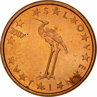 Slovénie, Euro Cent, 2007, SPL, Copper Plated Steel, KM:68 - Slovenië