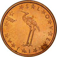 Slovénie, Euro Cent, 2007, SPL, Copper Plated Steel, KM:68 - Slowenien