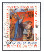 VATICANO / VATIKAN 2004  PAPA PIO V  Usato / Used - Gebraucht