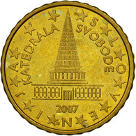 Slovénie, 10 Euro Cent, 2007, SPL, Laiton, KM:71 - Eslovenia