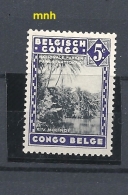 CONGO BELGA   - 1937 Tourism  MNH    NATIONAL PARK MOLINDI RIVER - Nuevos