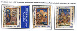 VATICANO / VATIKAN 2001 ARMENIA Serie Usata / Used - Gebraucht