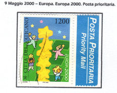 VATICANO / VATIKAN 2000  EUROPA CEPT Serie Usata / Used - Gebraucht