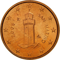 San Marino, Euro Cent, 2006, SPL, Copper Plated Steel, KM:440 - San Marino