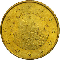 San Marino, 50 Euro Cent, 2006, SPL, Laiton, KM:445 - San Marino