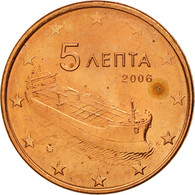 Grèce, 5 Euro Cent, 2006, SPL, Copper Plated Steel, KM:183 - Griekenland