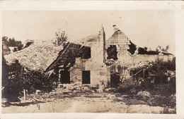 CP Photo 14-18 DUN-SUR-MEUSE - Maison En Ruine (A170, Ww1, Wk 1) - Dun Sur Meuse