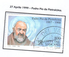 VATICANO / VATIKAN  1999  PADRE PIO  Usato / Used - Oblitérés