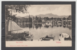 ZAK52 POSTKARTE JAHR 1901 VELDEN Am Wörthersee UFERPARTIE Ungebraucht SIEHE ABBILDUNG - Velden