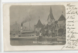 Suisse Lucerne Luzern Carte Photo 1901 - Lucerne