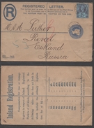 GB - LONDRES - BARBICAN / 1894 LETTRE RECOMMANDEE POUR REVAL - TALLINN - ESTONIE - EESTI (ref 2118) - Storia Postale