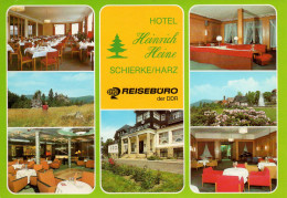 3119 - Alte Maxi MBK Ansichtskarte - Schierke Hotel Heinrich Heine - Reisebüro Der DDR - Schierke