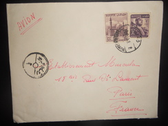 Egypte Lettre De Cairo 1953 Pour Paris - Storia Postale