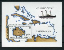 ANTIGUA ( BLOC ) : Y&amp;T N°  100  BLOC  NEUF  SANS  TRACE  DE  CHARNIERE , A  VOIR . - Antigua And Barbuda (1981-...)