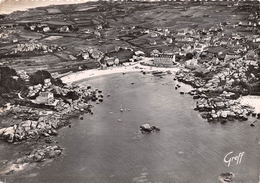 22-PLOUMANACH- VUE  AERIENNE DE LA PLAGE SAINT GUIREC - Ploumanac'h