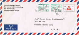24167. Carta Aerea BORNOVA / IZMIR  (Turquia) 1970.  Parasitology, Medical Department - Briefe U. Dokumente