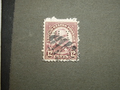 ETATS-UNIS    Stamp  Perfin  12 Cts  Perforé - Perfins