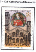 VATICANO / VATIKAN 1997  S. AMBROGIO  Serie  Usata / Used - Oblitérés