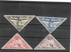 O) 1936 CUBA-CARIBE, CHRISTOPHER COLUMBUS DISCOVERY OF AMERICA 1492- CARABELAS BOAT 1492, TRIANGLE MNH - Nuevos