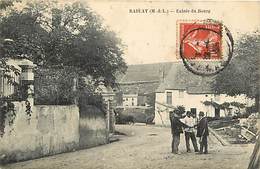 - Maine Et Loire -ref-A918- Rablay - Entree Du Bourg - Chasseur Et Son Fusil - Chasseurs - Chasse - Carte Bon Etat - - Otros Municipios