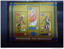 BURUNDI BLOC 4 Xx ( COB ) COTE: 4.50 EURO  ( C ) - Nuevos