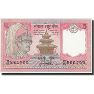 Billet, Népal, 5 Rupees, Undated (1987), KM:30a, SPL - Nepal