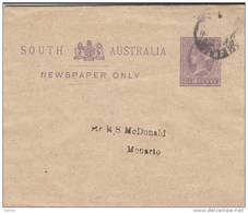 South Australia - Bande Pour Journaux - Storia Postale