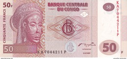 CONGO DEMOCRATIC REPUBLIC 50 FRANCS 2007 P-97 UNC PRINTER GIESECKE & DEVRIENT [ CD319a ] - République Démocratique Du Congo & Zaïre